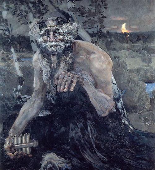 ภาพวาด Vrubel ของ "Pan": Greek Satyr หรือ Russian Goblin?